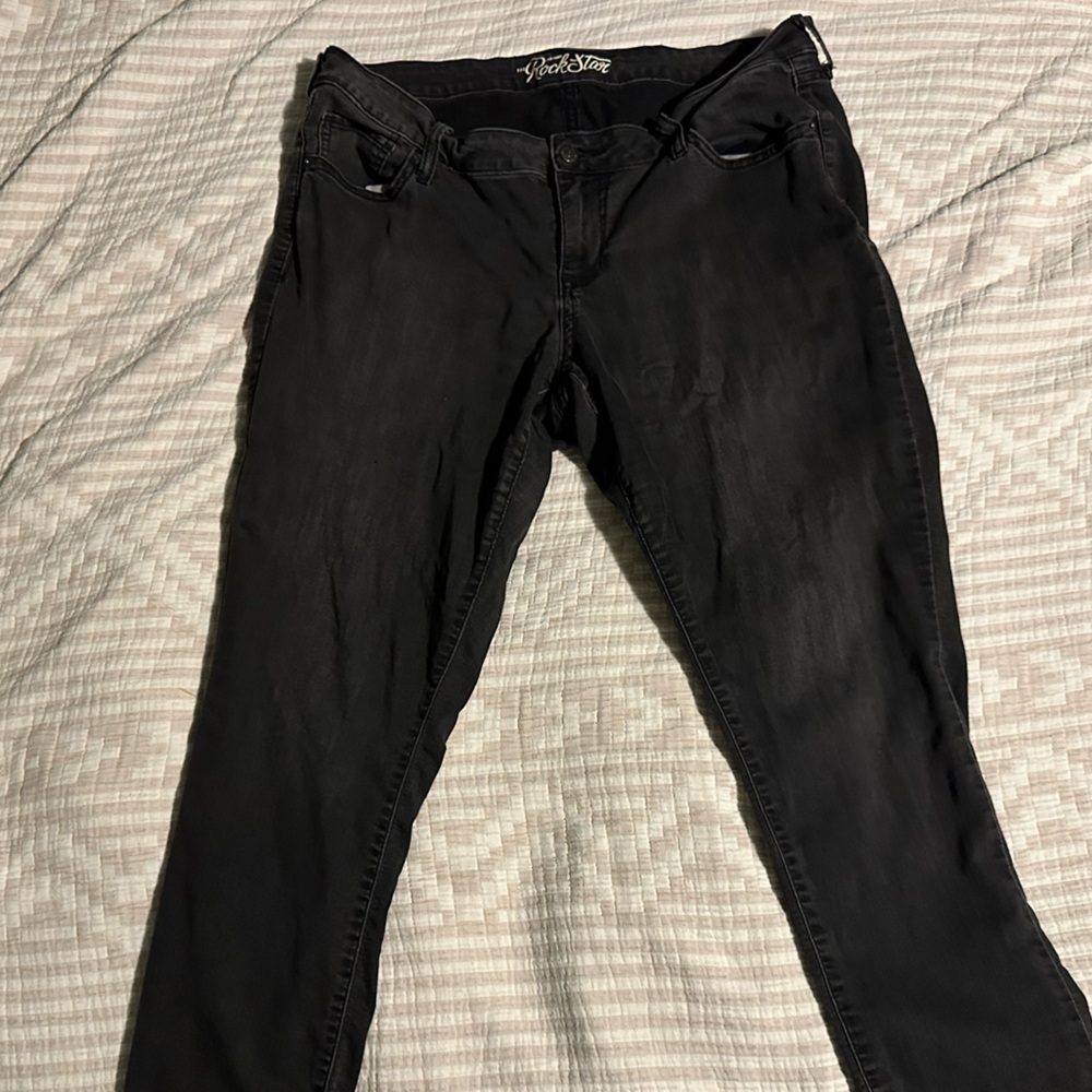 Old Navy Rock Star Skinny Jeans Black